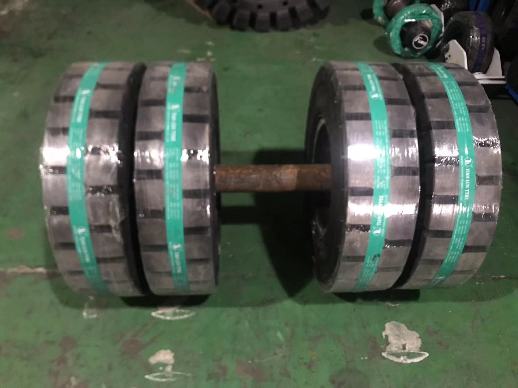 隧道台车双轮实心胎800x200转运车双轮实心胎800x20  平板拖车  挂布台车