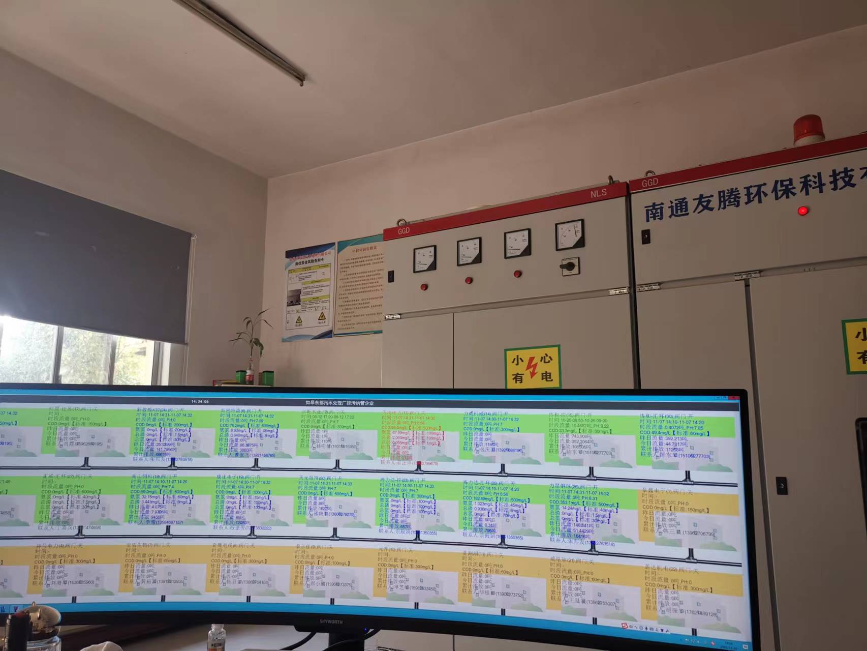 污水在线监测系统 水质实时监测  水处理自动化控制系统  污水处理控制系统
