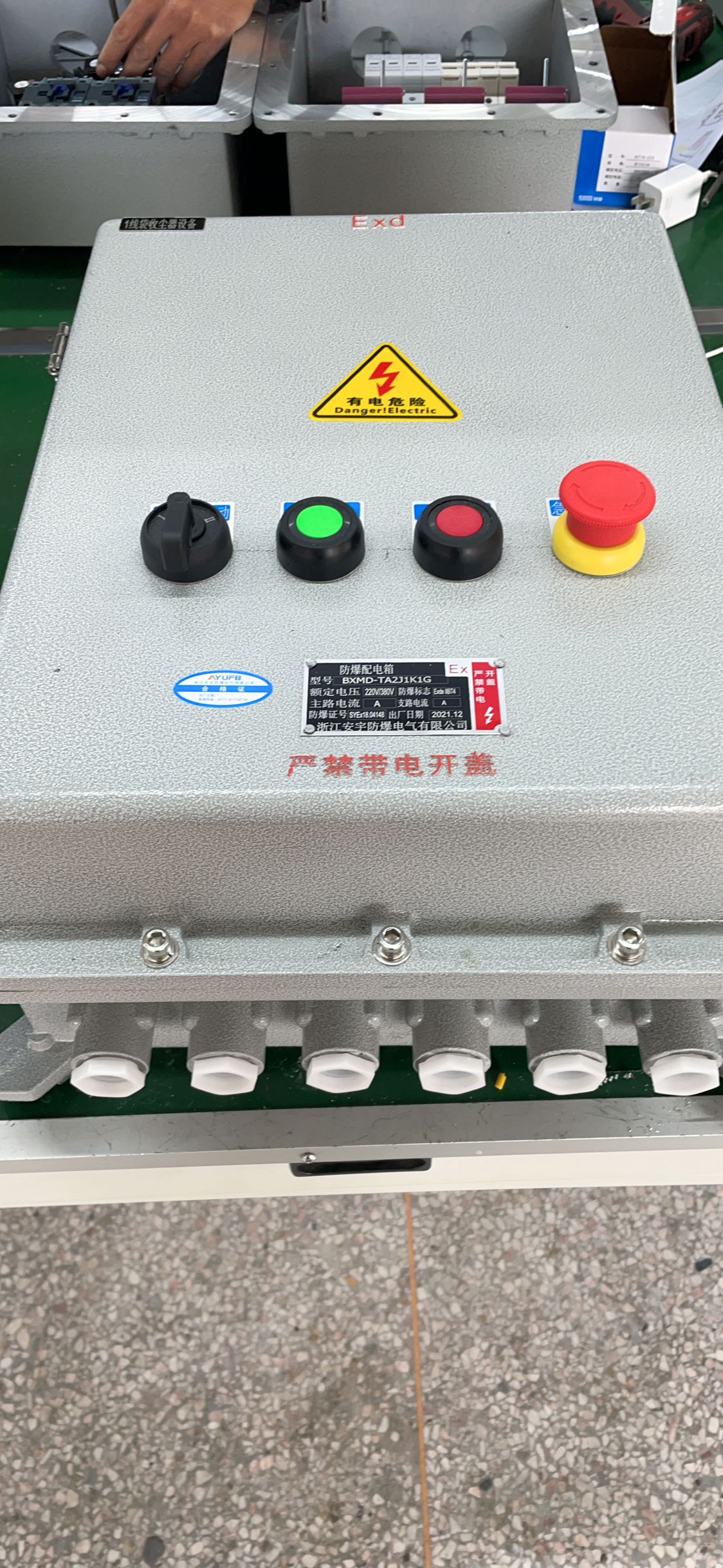 BXK防爆控制箱ExdIIBT6环氧氯丙烷车间  三防检修箱  防爆检修箱  防爆配电箱