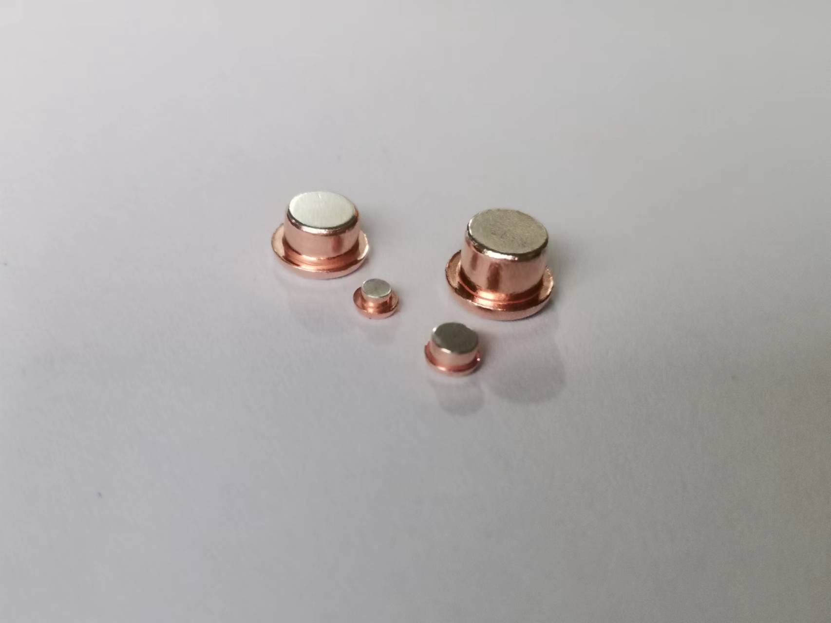 采购磁保持电磁继电器复合银触点定制厂家样品加工  开关银触点  复合触点  继电器触点