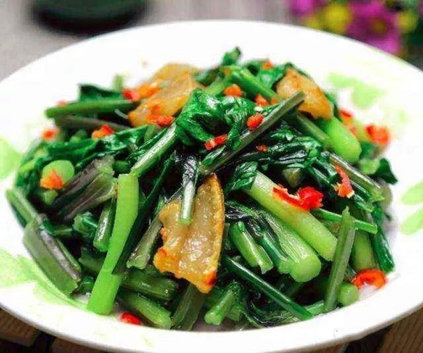 武汉特色家常菜洪山菜苔做法简单营养美味