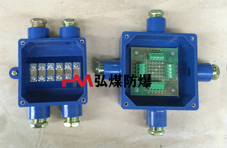 JHH-4矿用本安电路用接线盒 4通通讯电缆分线盒  本安接线盒  4通接线盒