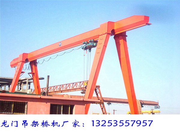 河北廊坊龙门吊销售公司5吨10吨二手门式起重机