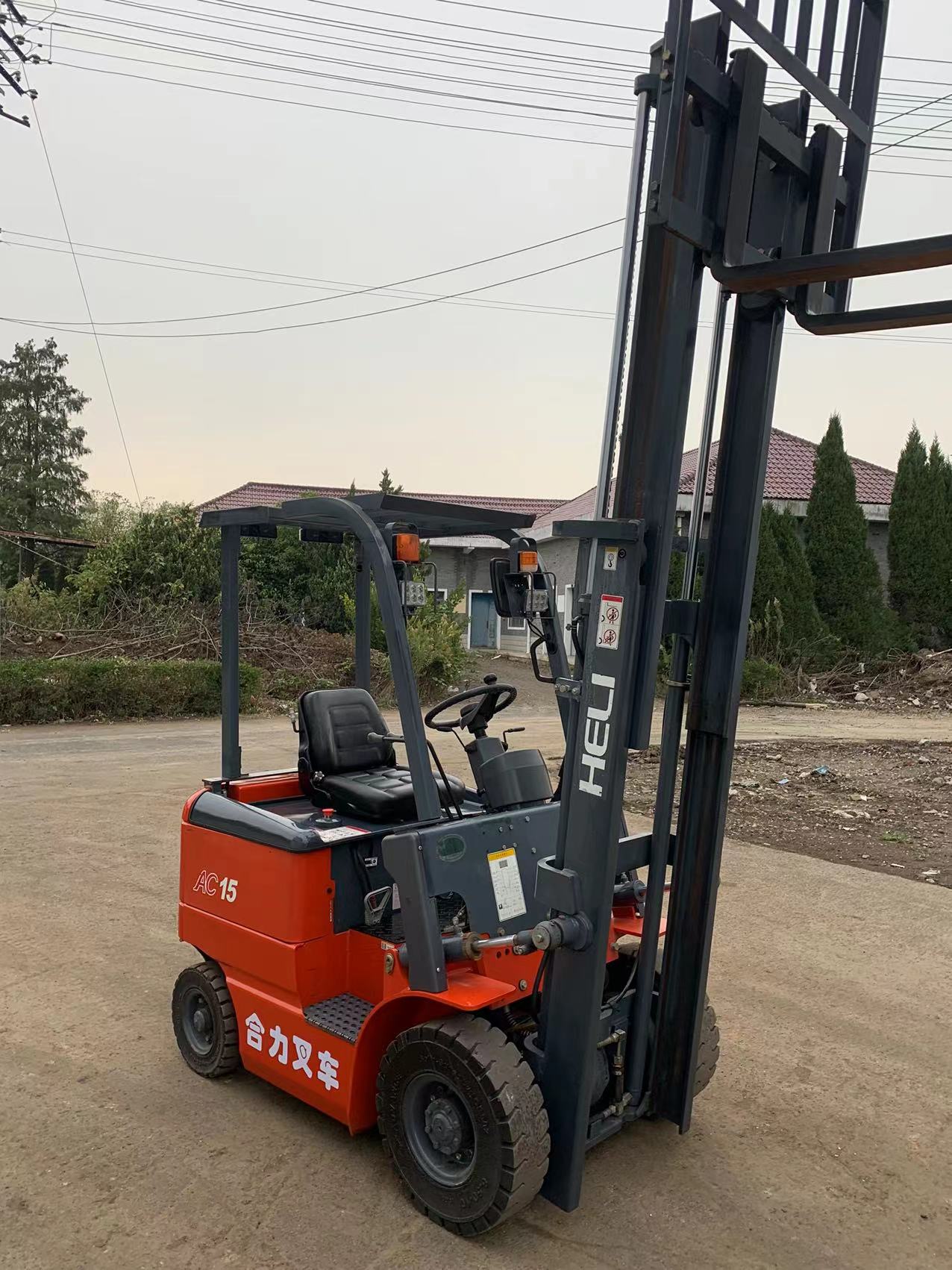 1.5吨合力电瓶叉车 二手叉车 蓄电池1.5吨堆高车  合力1.5吨电瓶叉车
