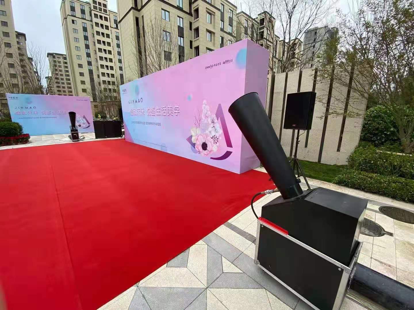 天津河西开业庆典活动道具彩虹机彩带机出租  道具彩虹机出租