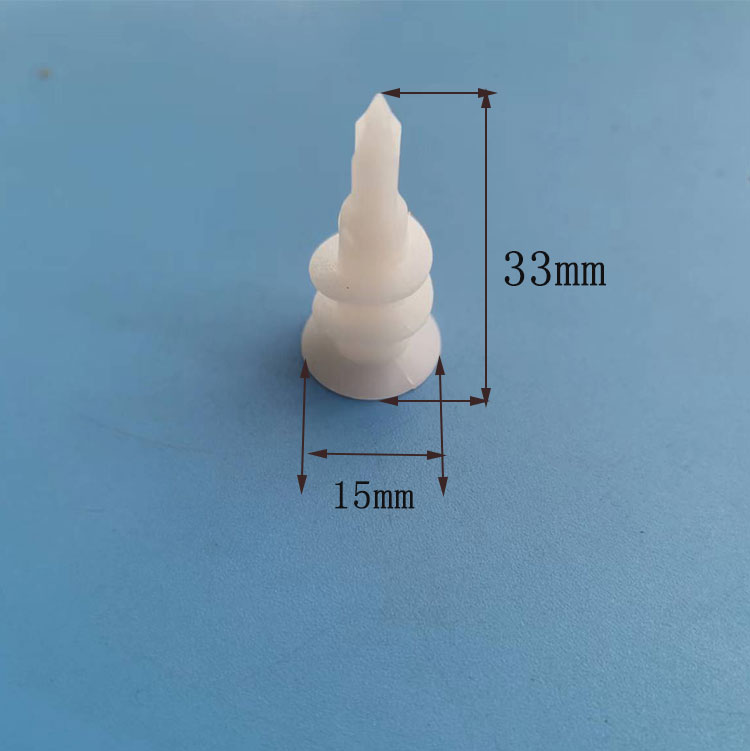 螺旋式膨胀壁虎 石膏板螺丝15*33mm塑料墙塞 龙三供应