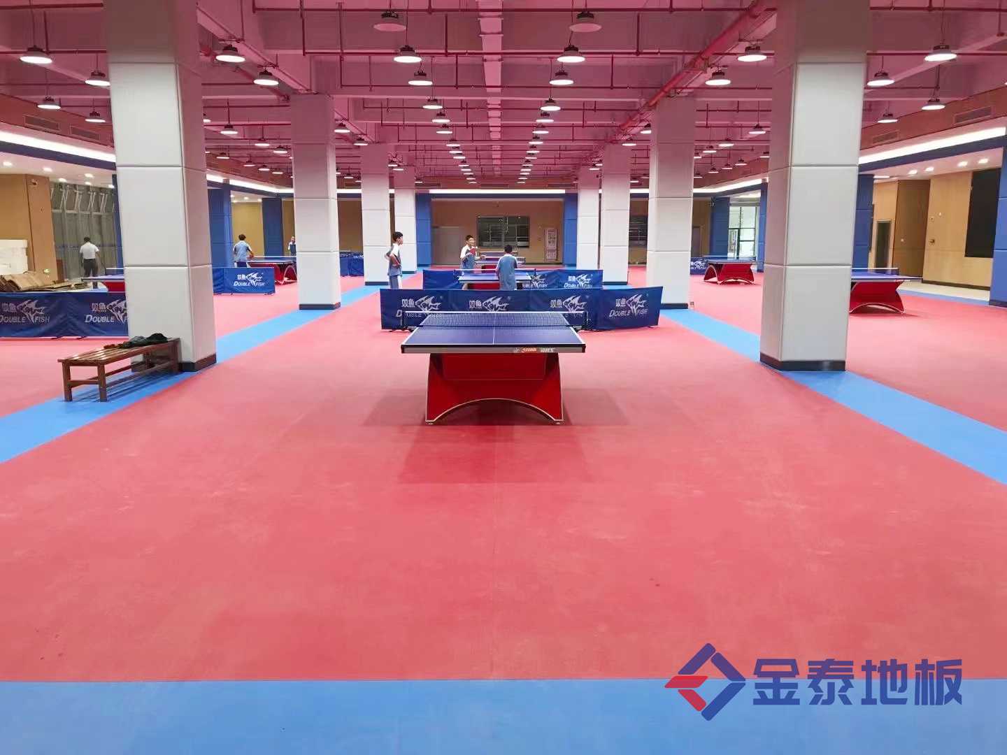 供应廊坊乒乓球运动地胶 PVC地板  乒乓球PVC地板  乒乓球塑胶地板