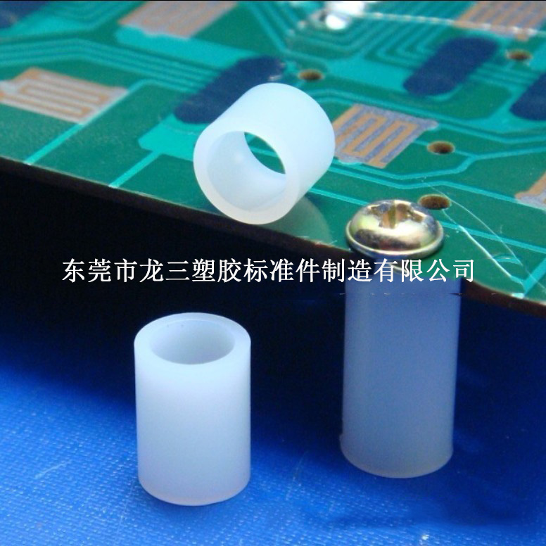 M3螺丝隔离柱塑料空心直通间隔柱ABS垫片7*3*4mm  直通管