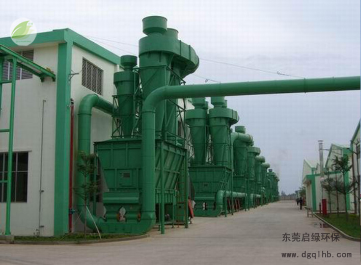 广东大岭山旋风除尘净化塔 工业水泥打磨处理  启绿环保  旋风除尘塔  粉尘净化
