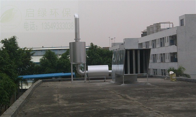 广东横沥机房隔音工程 车间发电机消音装置  启绿环保  消音降噪
