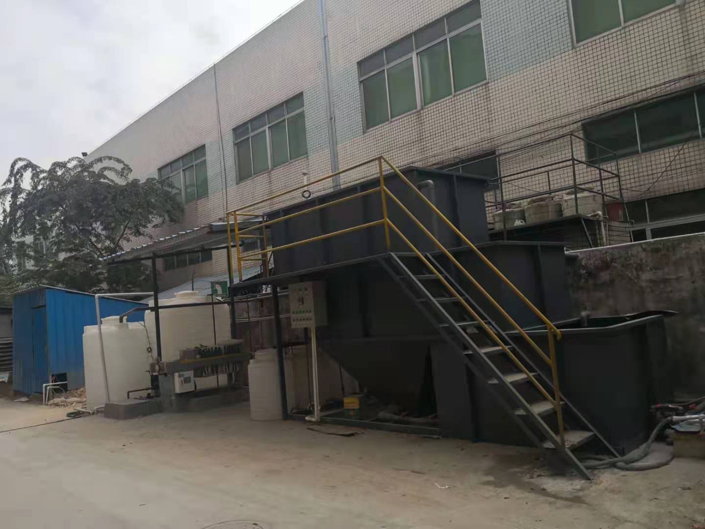 广东东坑溶气气浮设备 清洗废水处理装置  启绿环保  溶气气浮机  废水净化