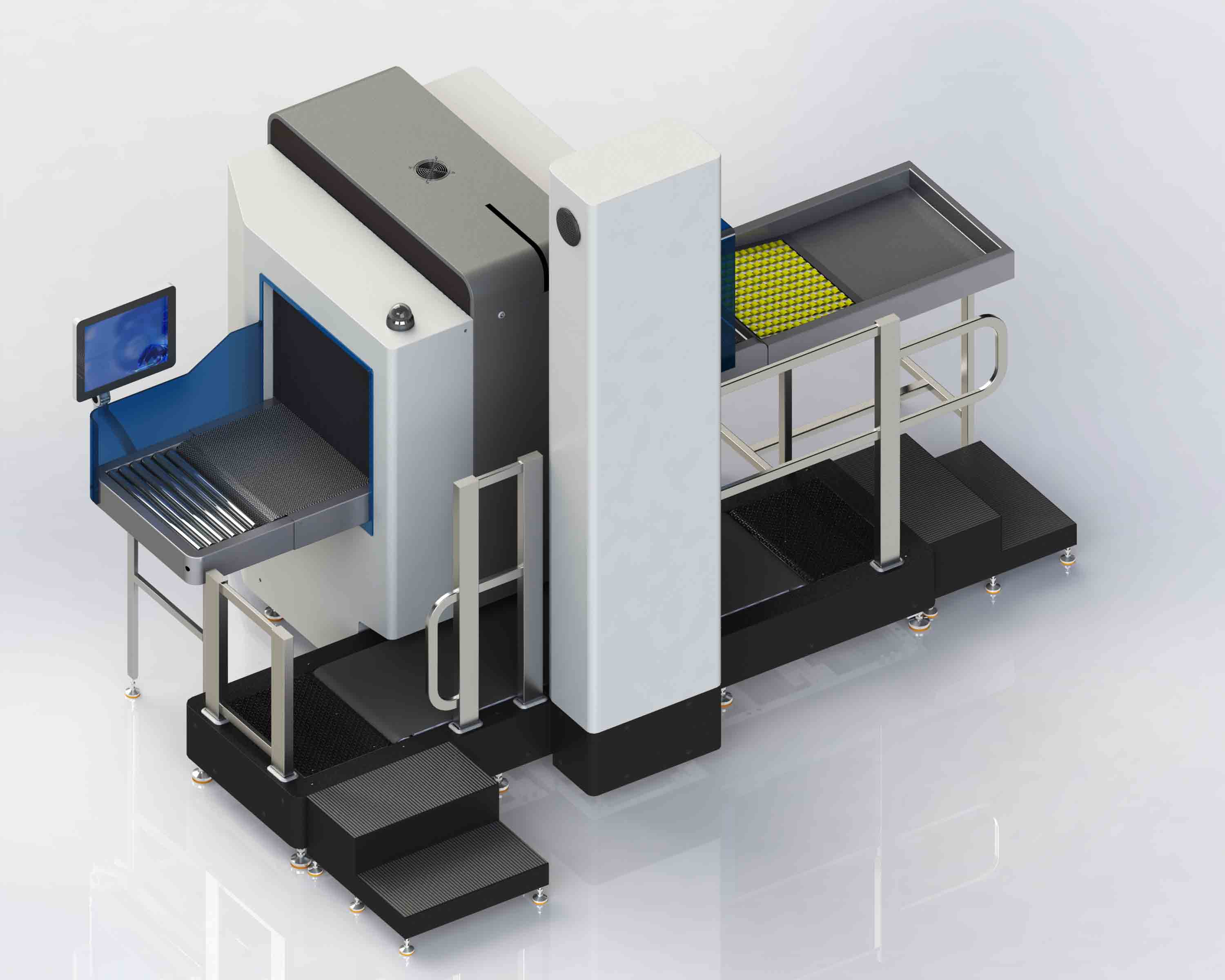 启路达供应双通道人包同检行李人体安检机  行李安检机  微剂量X光机