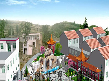 新农村广场规划设计　古建筑规划设计　仿古馆设计案例