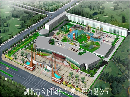 新农村广场规划设计　古建筑规划设计　仿古馆设计案例