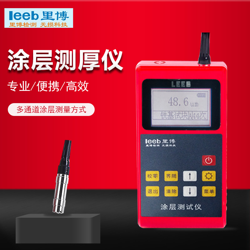 里博涂层测厚仪leeb210漆膜仪高精度镀锌镀铬喷塑  分体式测厚仪