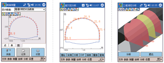 TMF/TMF OB隧通隧道现场测量与分析软件