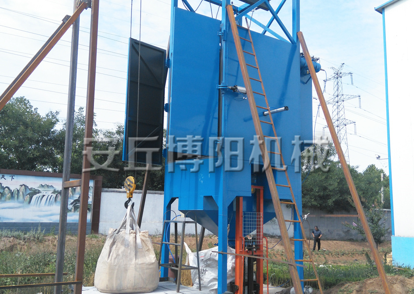 豆粕吨袋破袋设备    江苏无尘吨包拆包平台