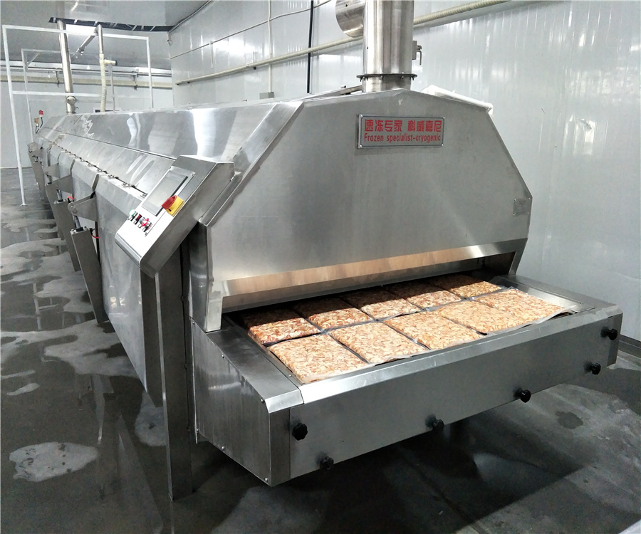 液氮速冻龙虾鲍鱼海参生鲜食品 液氮速冻瞬间锁鲜  液氮速冻机  液氮低温设备  隧道式液氮速冻机