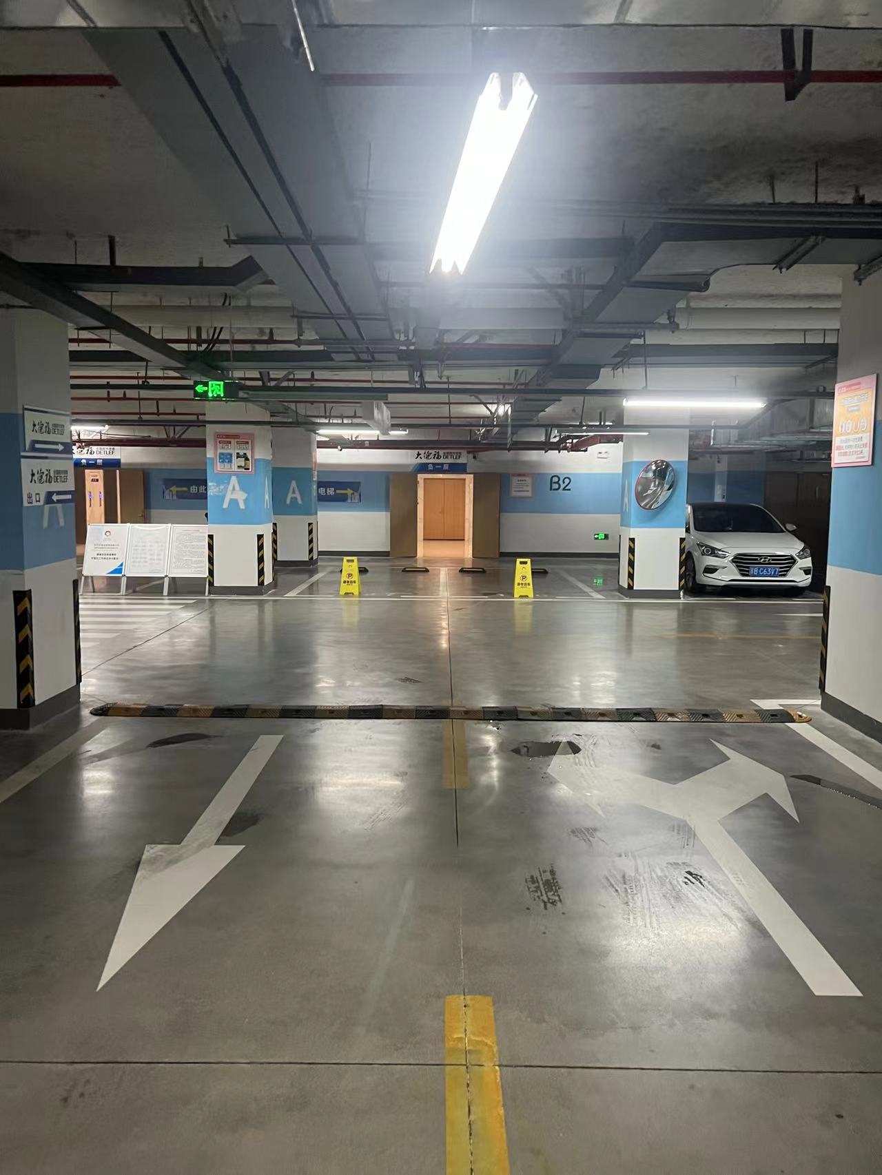 南京道路划线 南京停车场划线 南京地下车库设施
