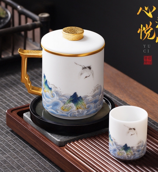 陶瓷餐具摆台陶瓷西餐盘定做中华瓷王大花瓶艺术花瓶  骨瓷咖啡杯碟  陶瓷茶杯水杯  陶瓷保温杯