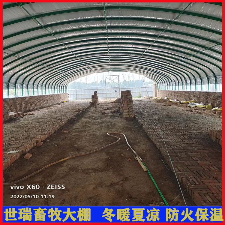 肉鸭养殖大棚搭建 蛋鸭养殖大棚建设 鸭棚施工厂家