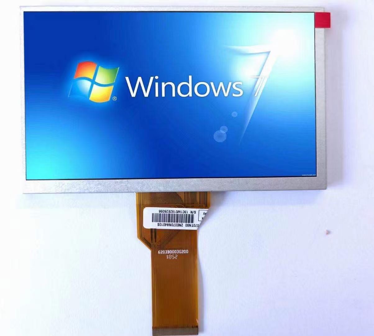 7寸800x480长排宽温高亮显示屏070WSH2757-A  7寸高亮显示屏  7寸宽温  7寸户外显示屏