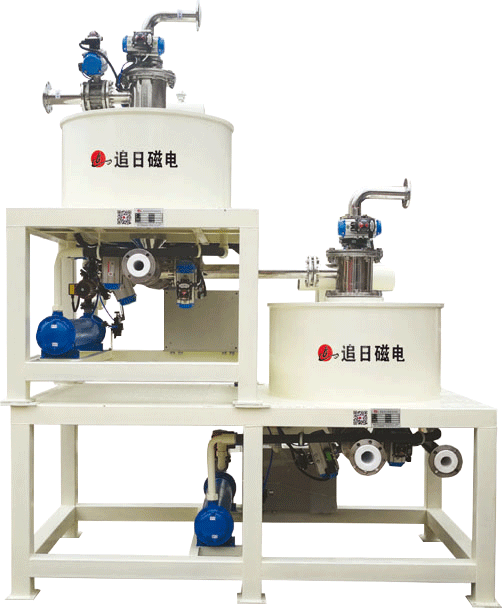 ZR0709S-C系列湿法串联型电磁式粉体除铁系统  磁选机  湿法电磁磁选机  除铁器