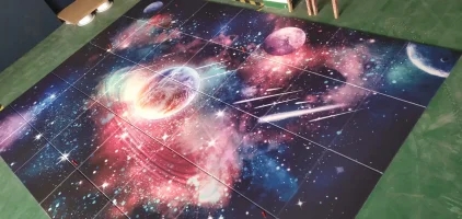 长春市集成吊顶星空顶光纤灯安装设计  动态流星  星月组合