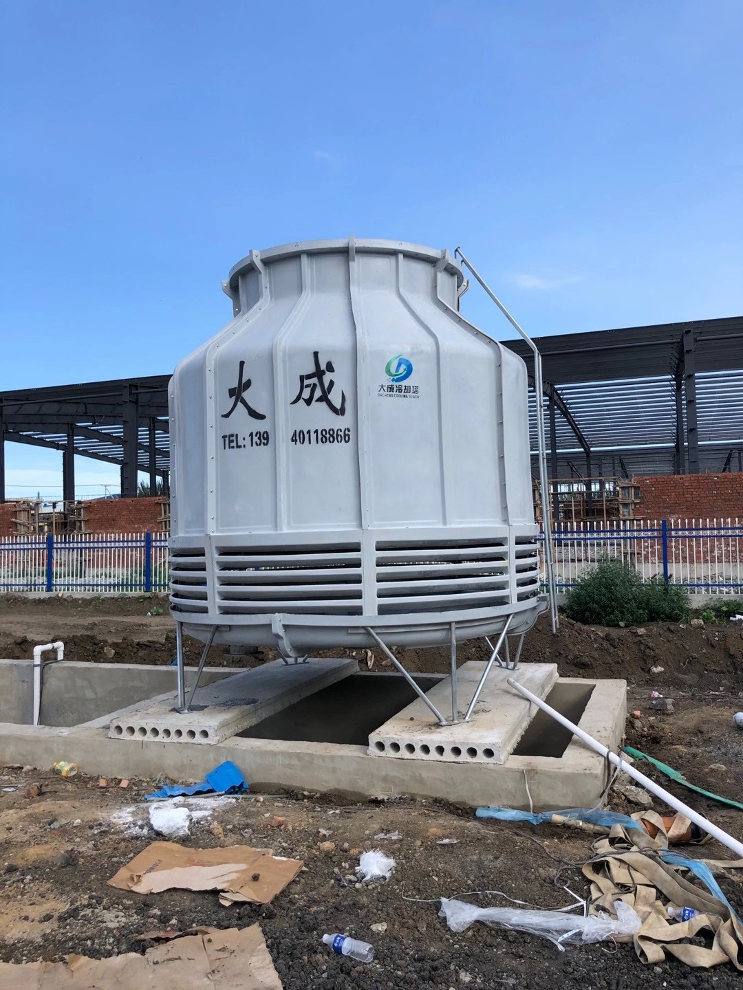 方形逆流晾水塔低噪声低能耗中央空调降温  方形冷却塔  玻璃冷却塔厂家  冷却塔维修