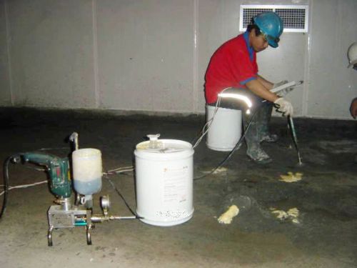 揭阳高压注浆防水补漏，裂缝灌浆防水堵漏，高压打针防水  揭阳注浆防水补漏