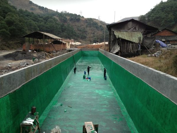 揭阳酸碱池防腐防酸，玻璃钢防腐工程，水池防腐
