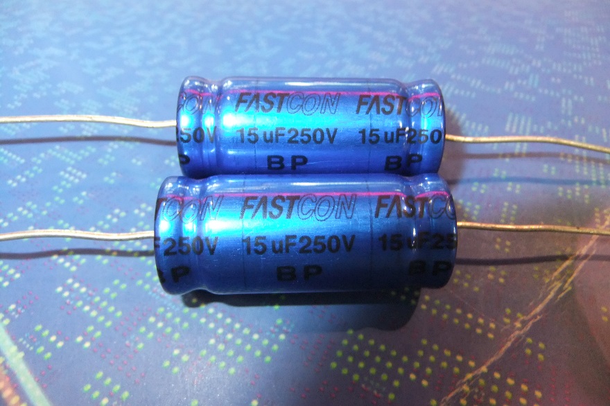 FASTCON无极性电容器BP 82UF63V  双极性电容器  卧式无极性电容器