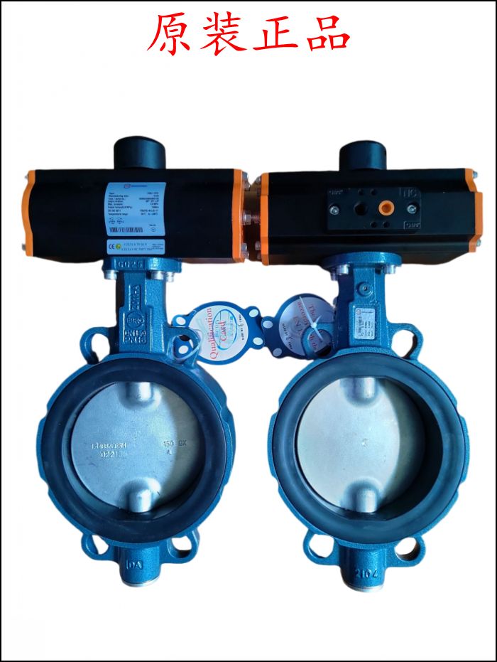 德国EBRO气动蝶阀Z014-A DN50+EB4.1SYD  EBRO气动执行器  EBRO蝶阀