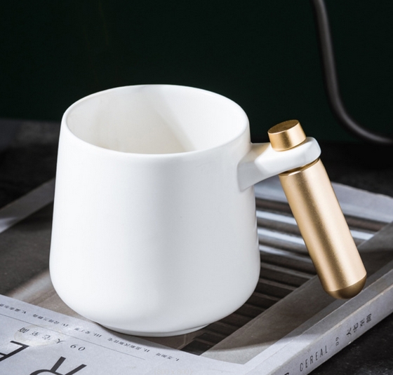 办公盖杯陶瓷马克杯骨瓷水杯定做广告杯礼品杯子定制  骨瓷咖啡杯碟  商务礼品对杯  促销礼品杯