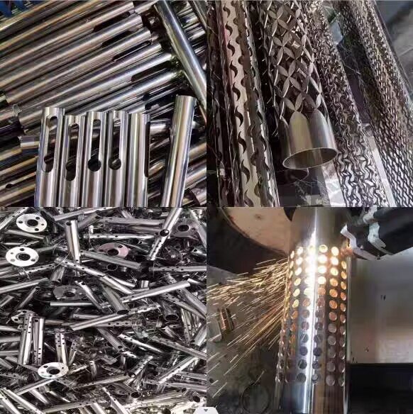 过滤器管打孔加工，过滤器小孔加工，过滤器细孔加工  金属小孔过滤网  微孔加工  激光圆管小孔加工
