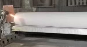 复卷机辊超音速喷涂碳化钨涂层