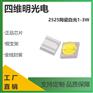2525白光陶瓷灯珠3W球头正白光车用大功率贴片