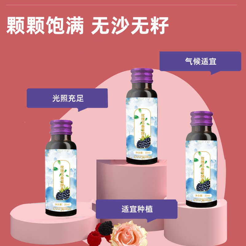 玫瑰花桑葚酵素贴牌定制批发货源厂家  玫瑰花桑葚酵素代加工  玫瑰花桑葚酵素定制