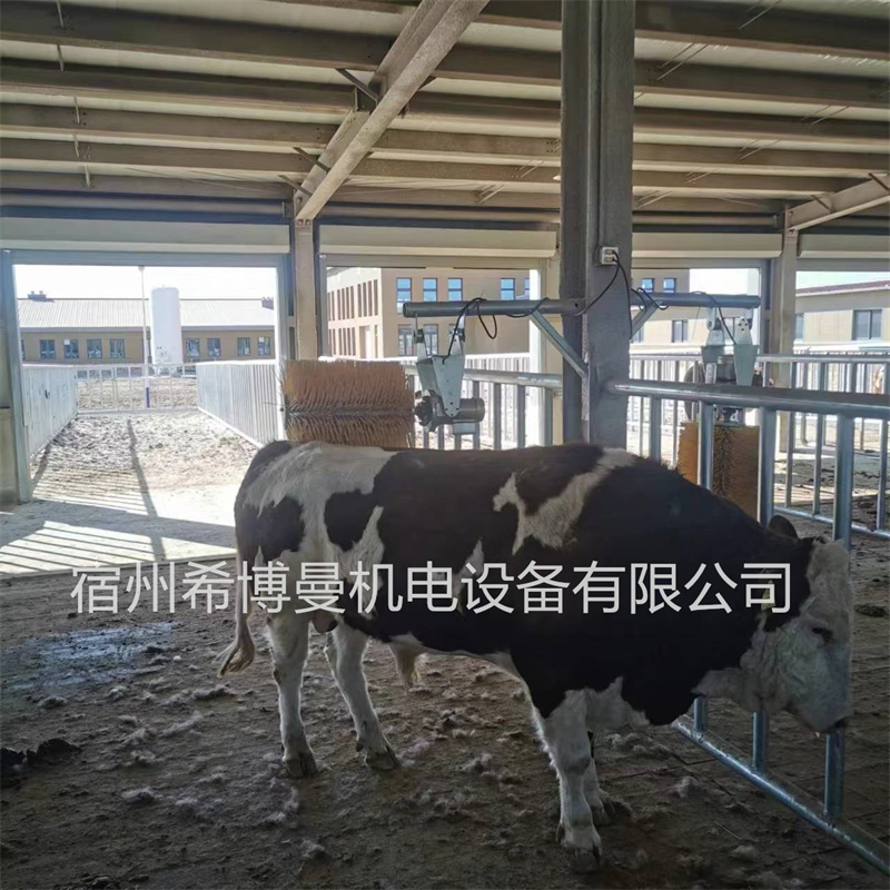 全自动奶牛清洁止痒滚筒刷 牛马骡蹭痒挠痒毛滚刷  全自动奶牛刷