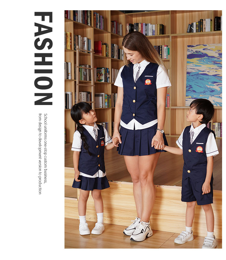 小学生校服儿童毕业照班服套装  校服定制  广州校服生产厂家  园服定制
