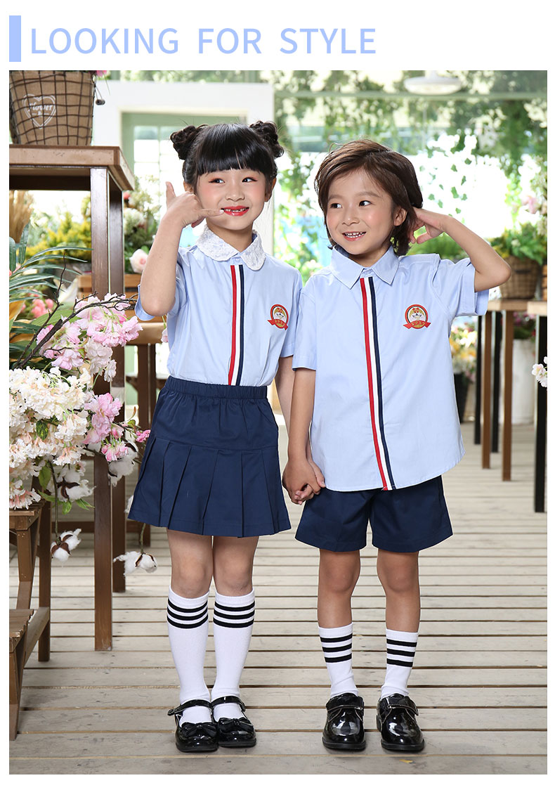 小学生班服夏季英伦风大班毕业照服装  校服定制  广州校服生厂家  园服定制