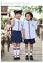 小学生班服夏季英伦风大班毕业照服装