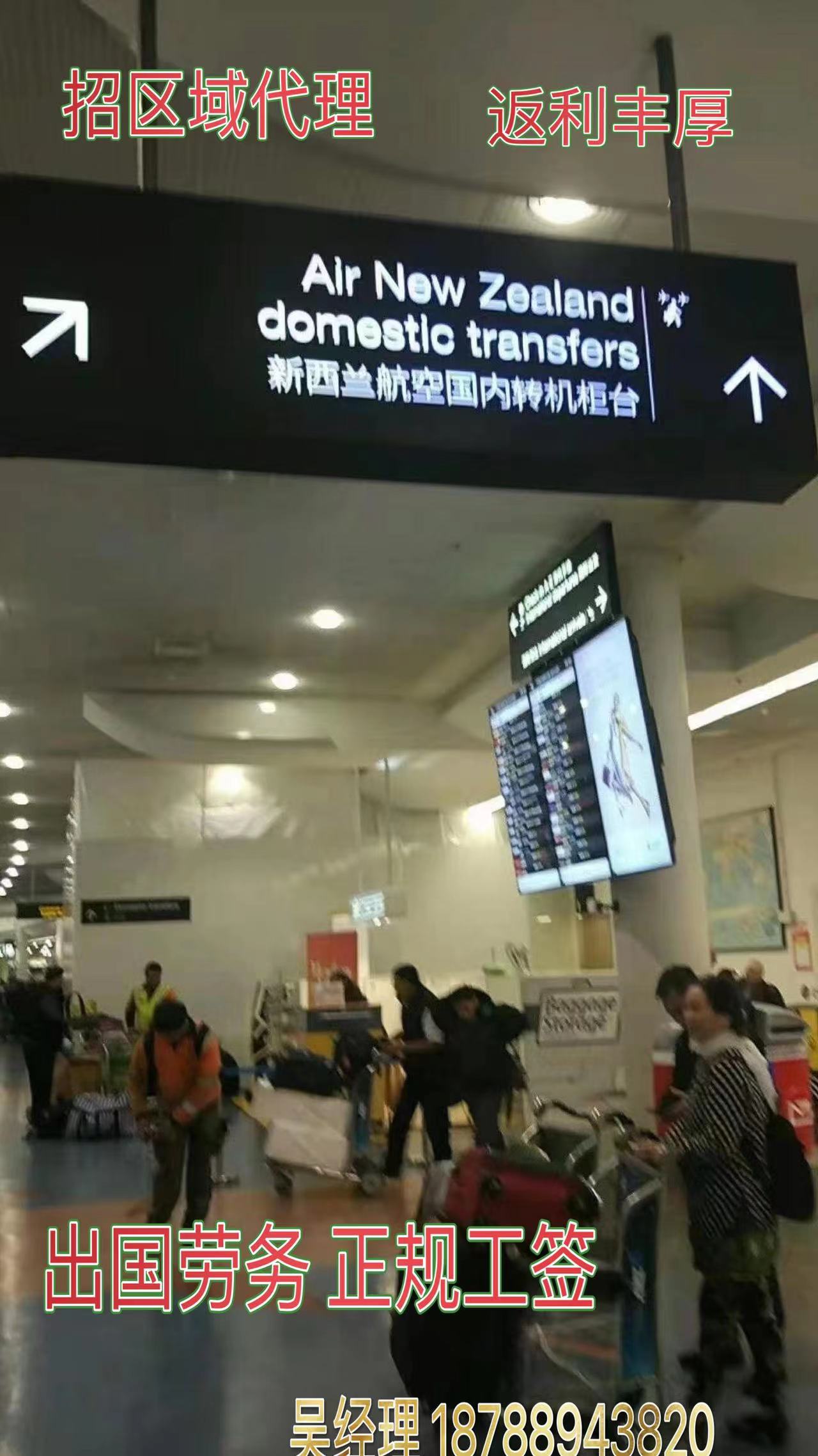 澳大利亚出国劳务薪资月结雇主直招  出国打工  正式合同  一手项目