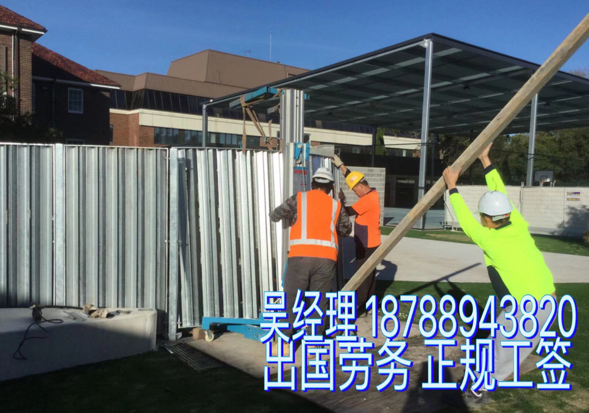 新西兰出国劳务费用咨询通过率高  出国打工  正式合同  一手项目