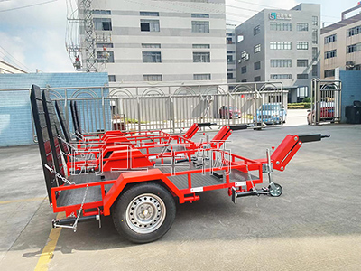 泡沫喷洒机器人用ATV工具拖车  ATV拖车  机器人工具拖车