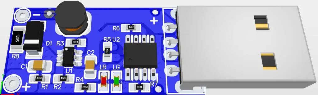 5V输入升压9V-13V给锂电池充电方案  5V升压9V  5V升压13V  锂电池升压充电方案