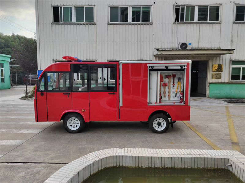 双排4座电动消防车，消防电动车  小型电动消防车  物业电动消防车