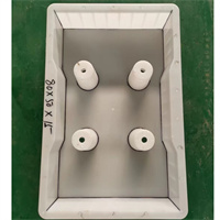 排水沟盖板模具 混凝土预制盖板塑料模具加工 易脱模  排水沟塑料模具