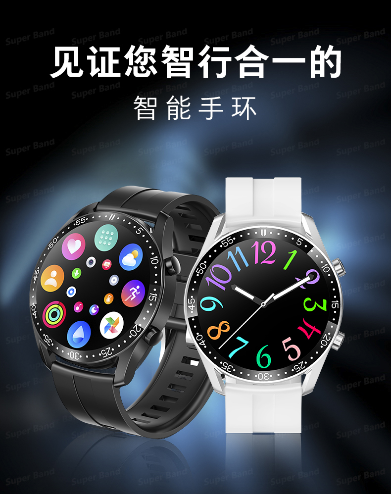 蓝牙通话智能手表老人心率血压监测手表可定位运动手表  血氧检测  睡眠检测