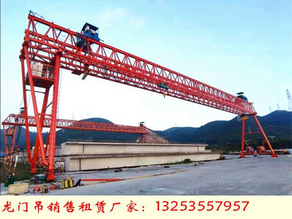 湖北宜昌门式起重机厂家龙门吊走行轨保养和维护